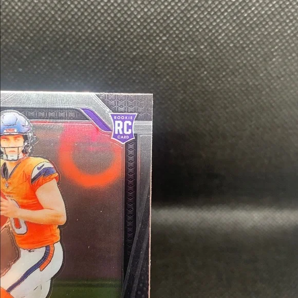 Bo Nix 2024 Panini Rookie Card Denver Broncos All Star QB Mint Condition in Case - Picture 3 of 4